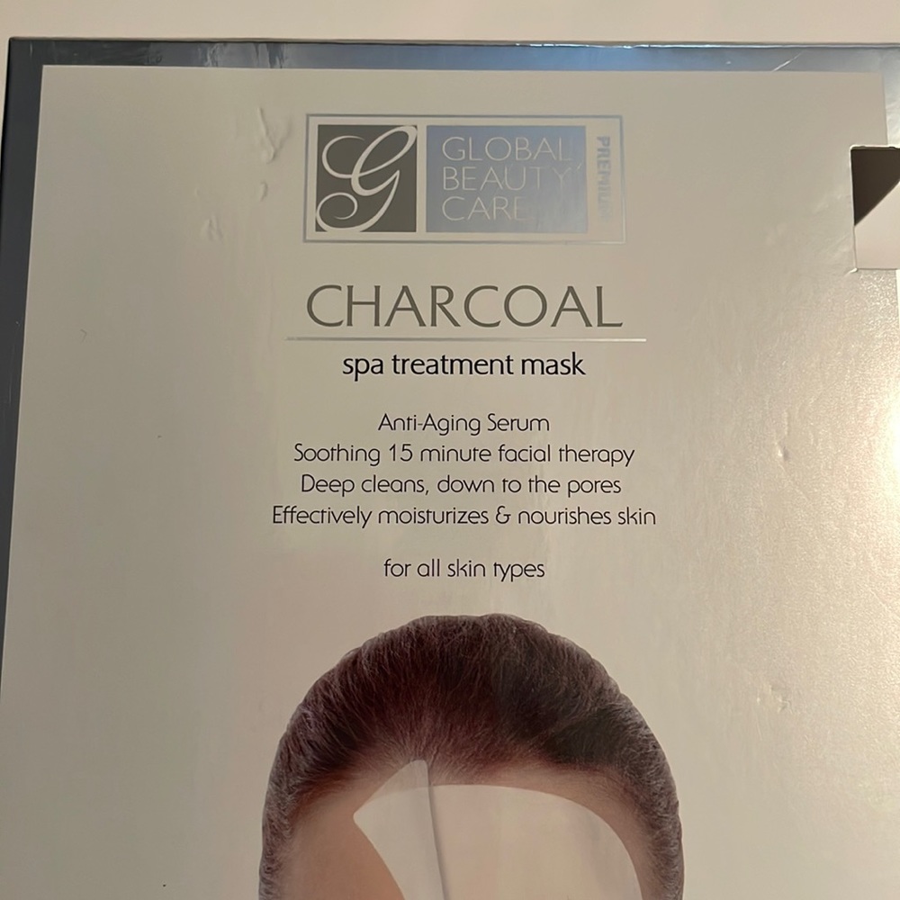 Global Beauty Care CHARCOAL spa treatment mask. Anti aging serum. All skin types - Picture 7 of 15